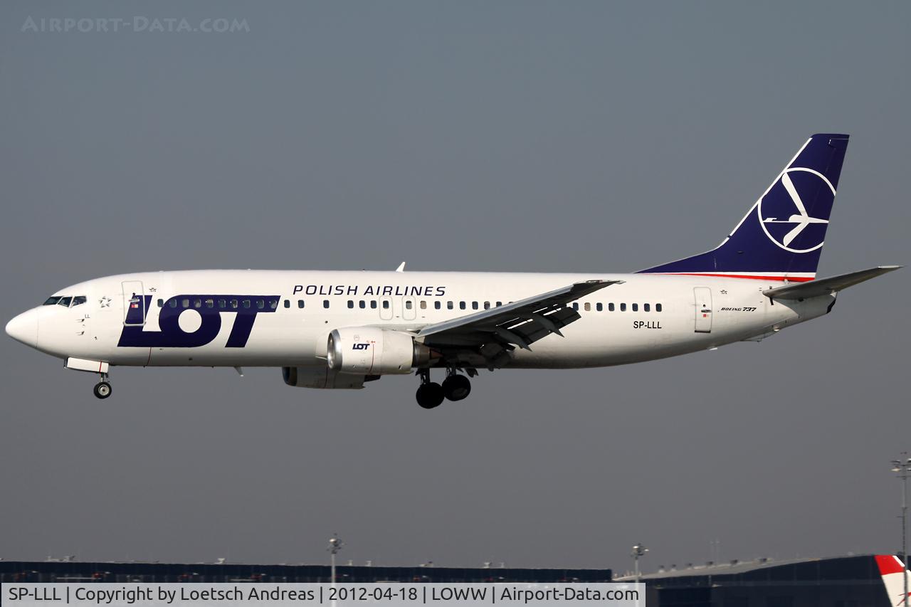SP-LLL, 1993 Boeing 737-4Q8 C/N 25164, LO223 Warsaw Okecie (WAW) to Vienna