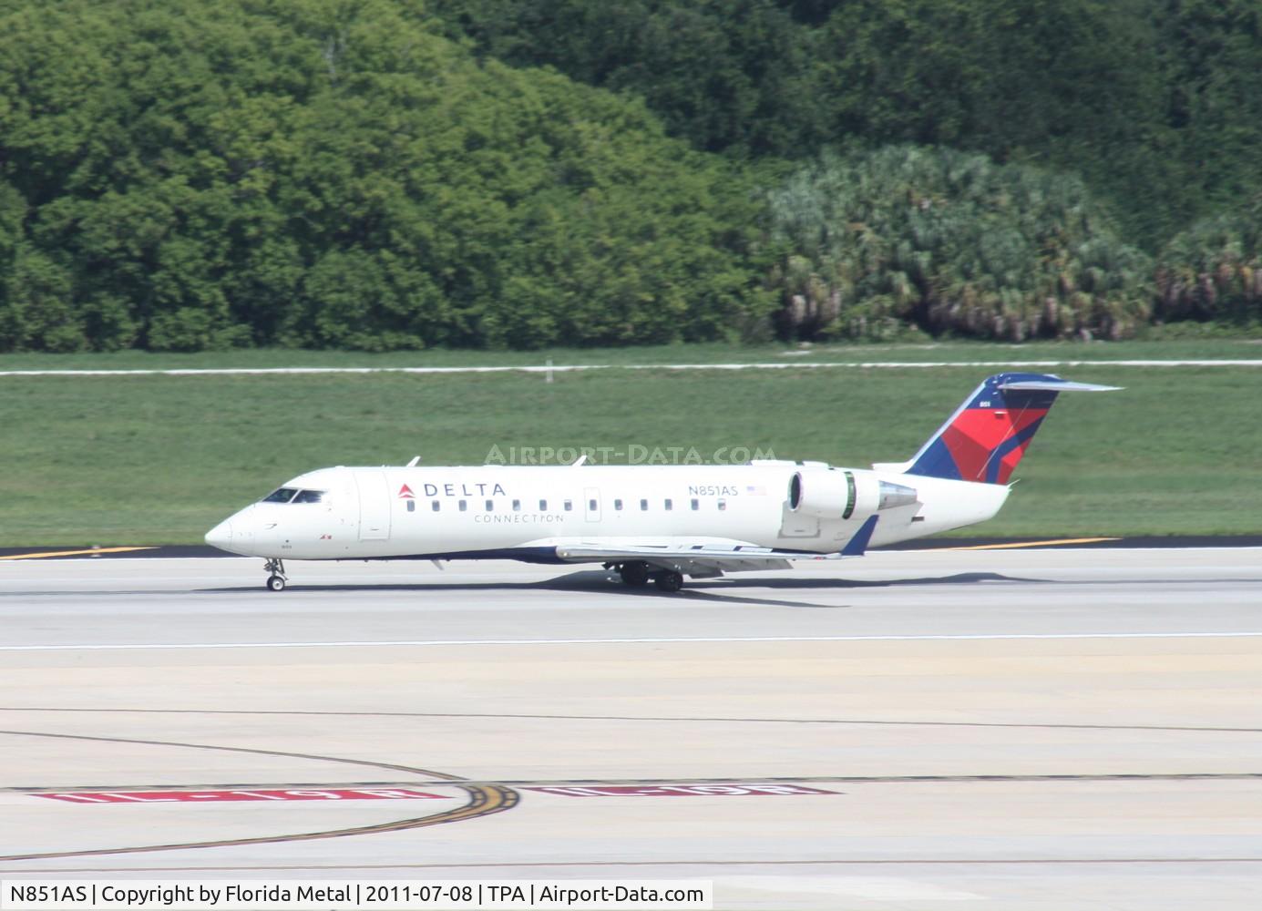 N851AS, 1999 Bombardier CRJ-200ER (CL-600-2B19) C/N 7360, ASA CRJ-200