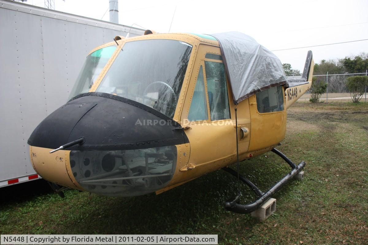 N5448, Bell UH-1B Iroquois C/N 966, UH-1B outside military museum Largo FL