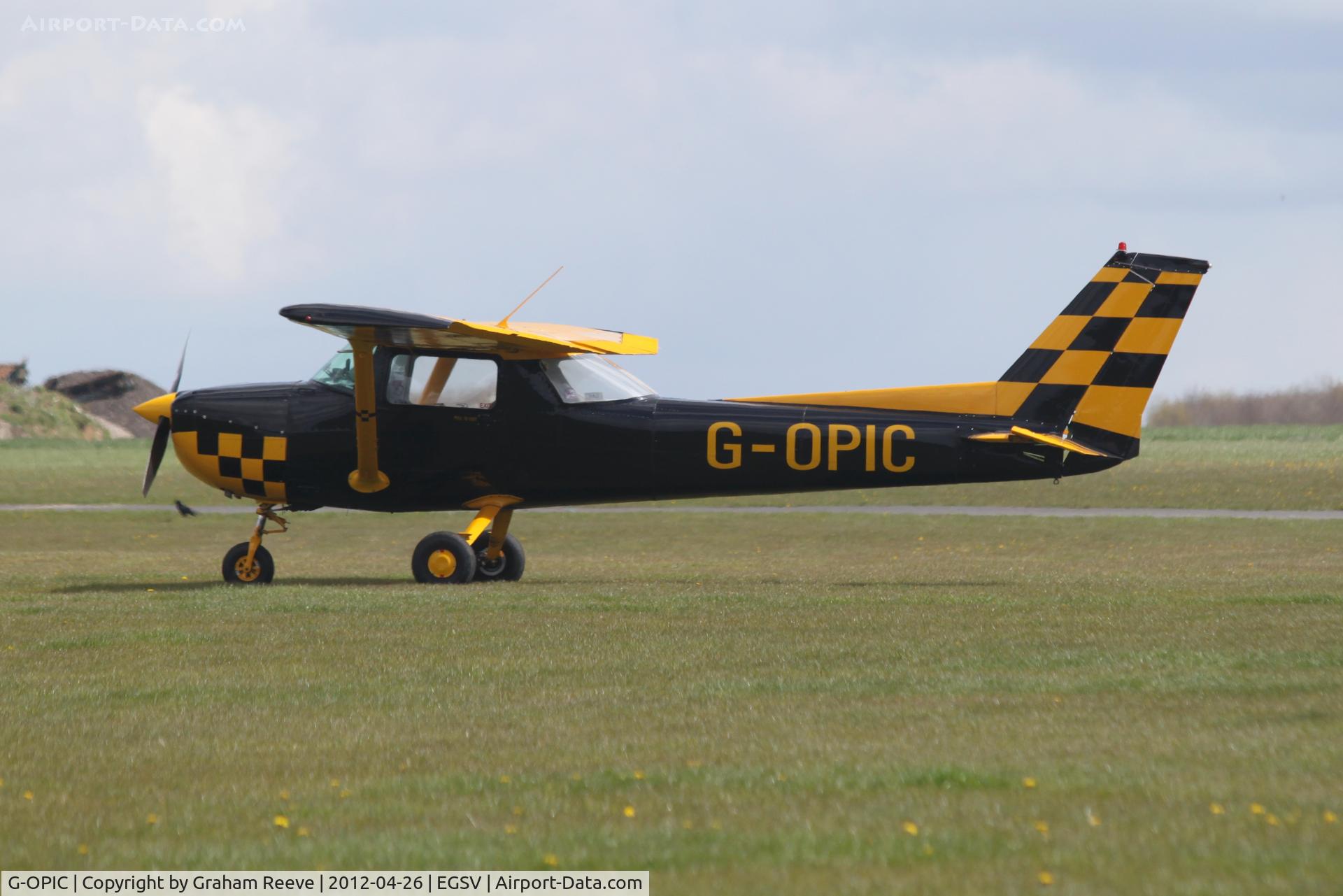 G-OPIC, 1974 Reims FRA150L Aerobat C/N 0234, Parked at Old Buckenham.