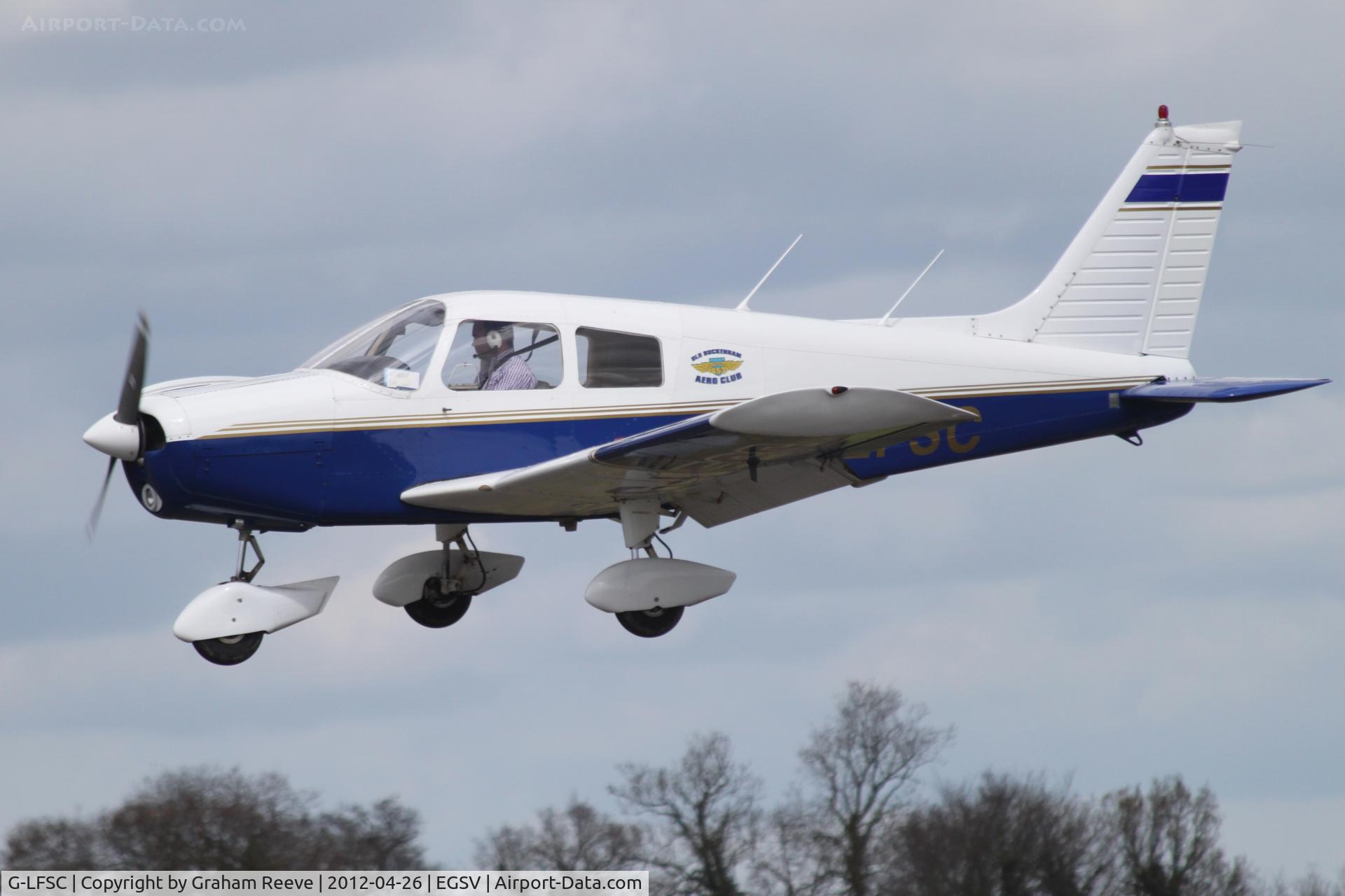 G-LFSC, 1973 Piper PA-28-140 Cherokee Cruiser C/N 28-7425005, At Old Buckenham.