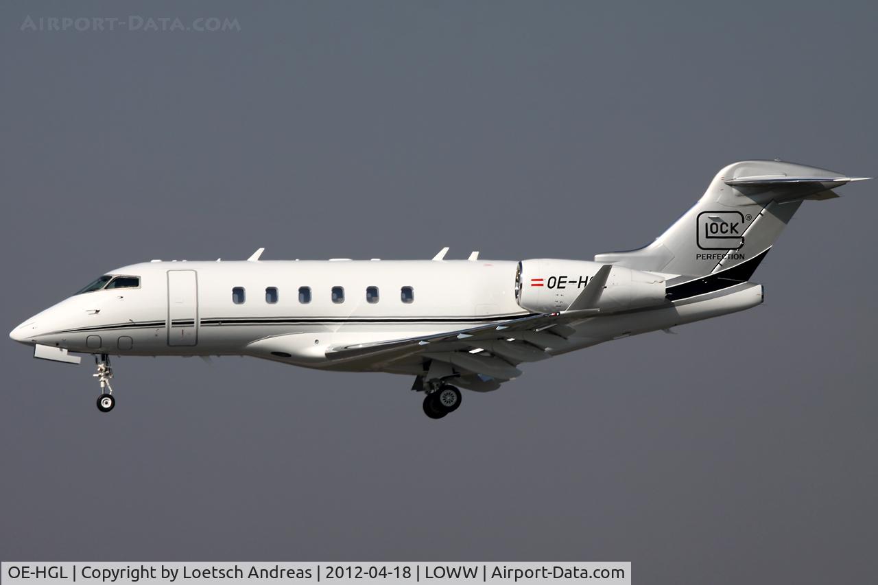 OE-HGL, 2011 Bombardier Challenger 300 (BD-100-1A10) C/N 20335, Glock