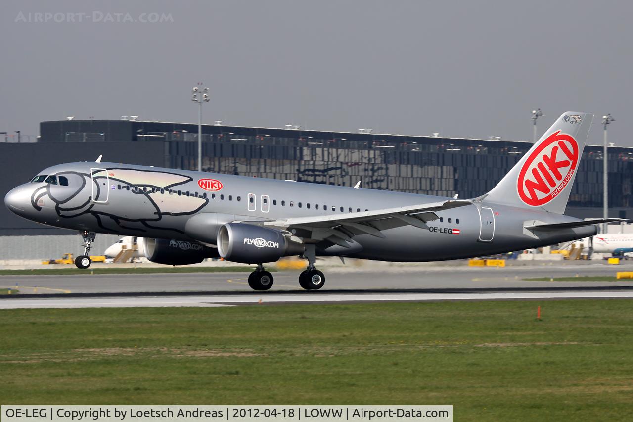 OE-LEG, 2010 Airbus A320-214 C/N 4581, AB8202 Berlin Tegel (TXL) to Vienna, named 
