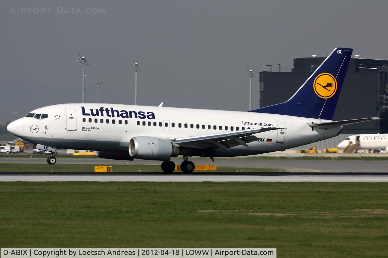D-ABIX, 1991 Boeing 737-530 C/N 24946, Dusseldorf - Vienna