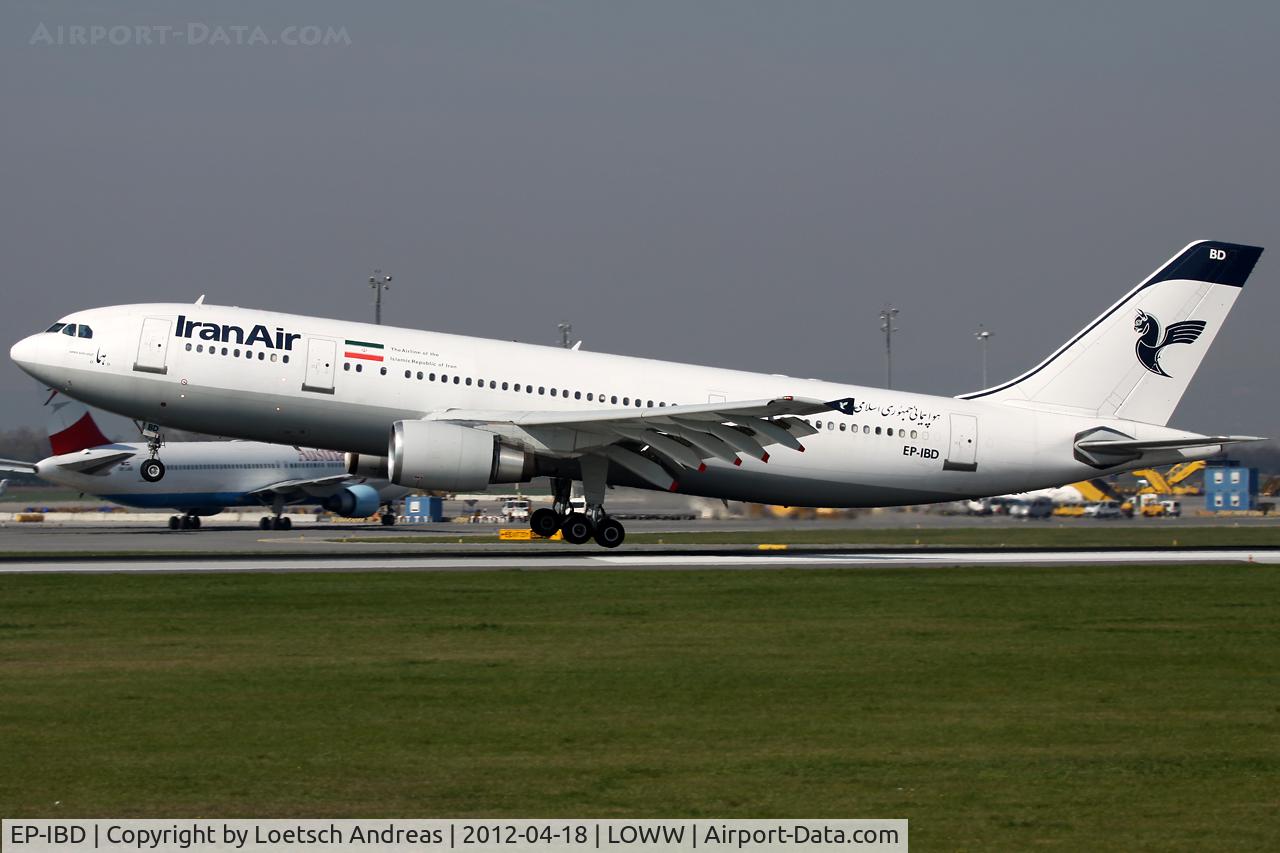 EP-IBD, 1993 Airbus A300B4-605R C/N 696, Iran Air IR721 Tehran Imam Khomeini (IKA) to Frankfurt Main (FRA)