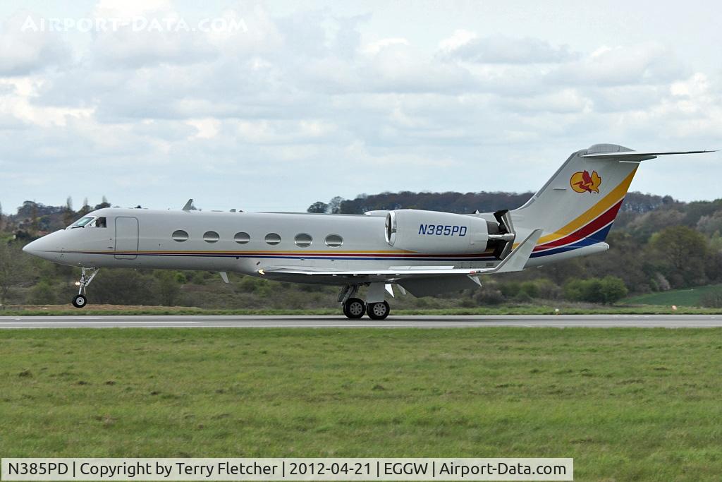 N385PD, 1989 Gulfstream Aerospace G-IV C/N 1088, 1989 Gulfstream Aerospace G-IV, c/n: 1088 at Luton