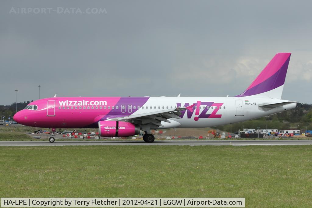 HA-LPE, 2002 Airbus A320-233 C/N 1892, Wizz's 2002 Airbus A320-233, c/n: 1892 at Luton