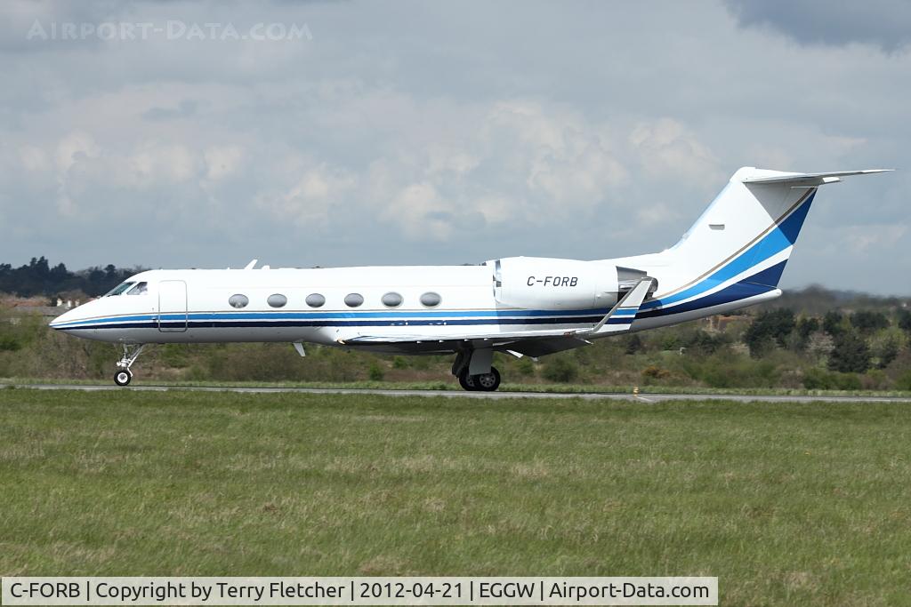 C-FORB, 1997 Gulfstream Aerospace G-IV C/N 1336, 1997 Gulfstream Aerospace G-IV, c/n: 1336 at Luton