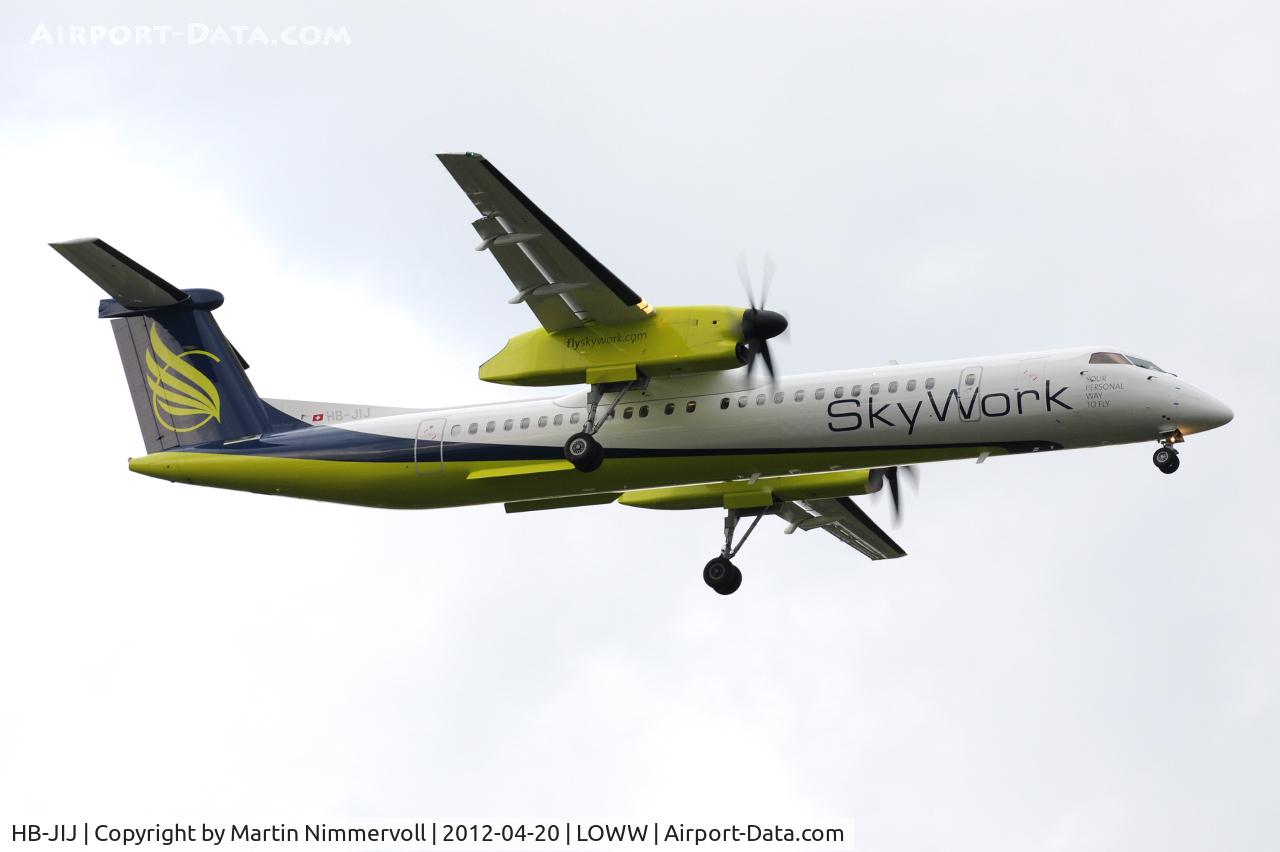 HB-JIJ, 2007 Bombardier DHC-8-402 Dash 8 C/N 4184, SkyWork