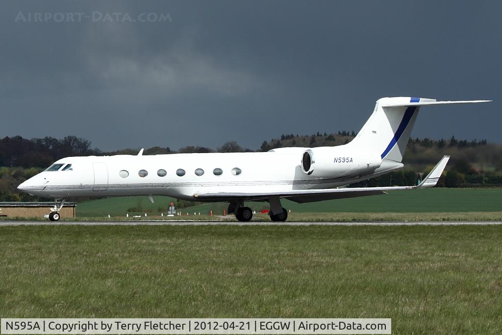 N595A, 2006 Gulfstream Aerospace GV-SP (G550) C/N 5117, 2006 Gulfstream Aerospace GV-SP (G550), c/n: 5117 at Luton