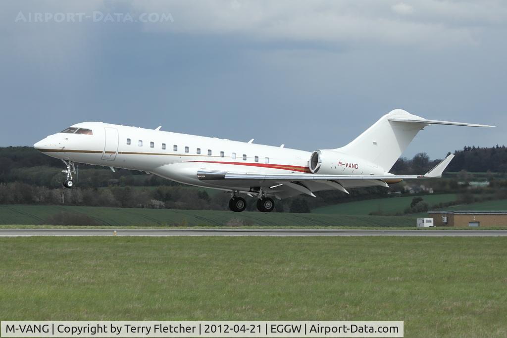 M-VANG, 2010 Bombardier BD-700-1A10 Global Express C/N 9349, 2010 Bombardier BD-700-1A10 Global Express, c/n: 9349 at Luton