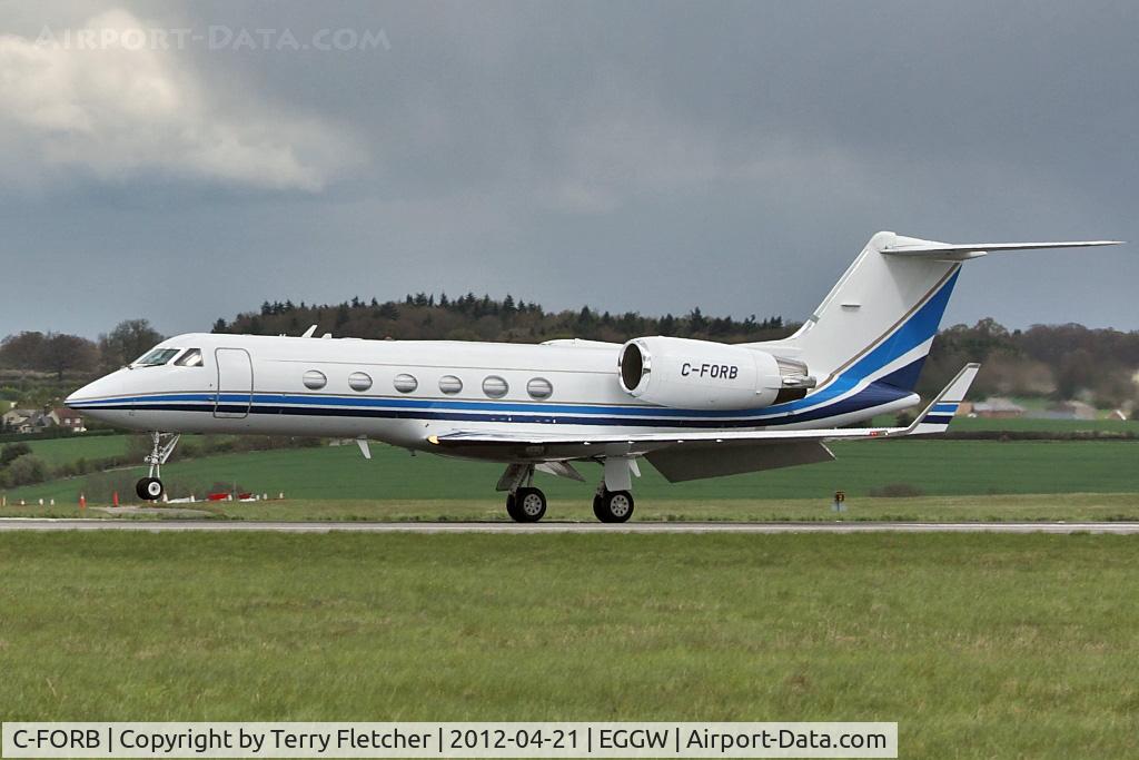 C-FORB, 1997 Gulfstream Aerospace G-IV C/N 1336, 1997 Gulfstream Aerospace G-IV, c/n: 1336 at Luton