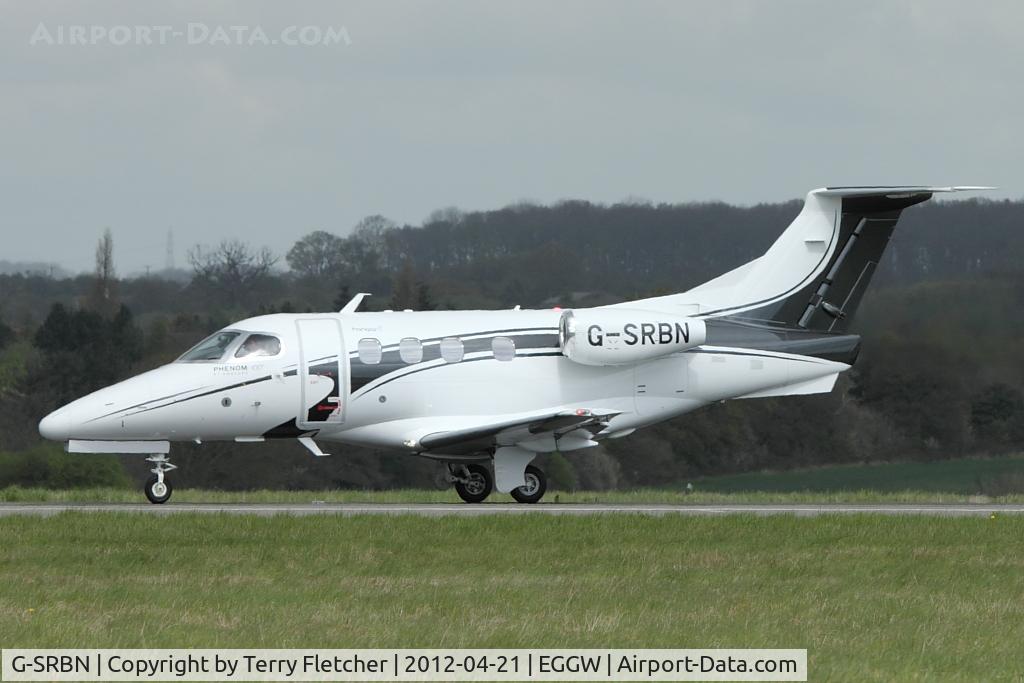 G-SRBN, 2009 Embraer EMB-500 Phenom 100 C/N 50000056, 2009 Embraer EMB-500 Phenom 100, c/n: 50000056 at Luton
