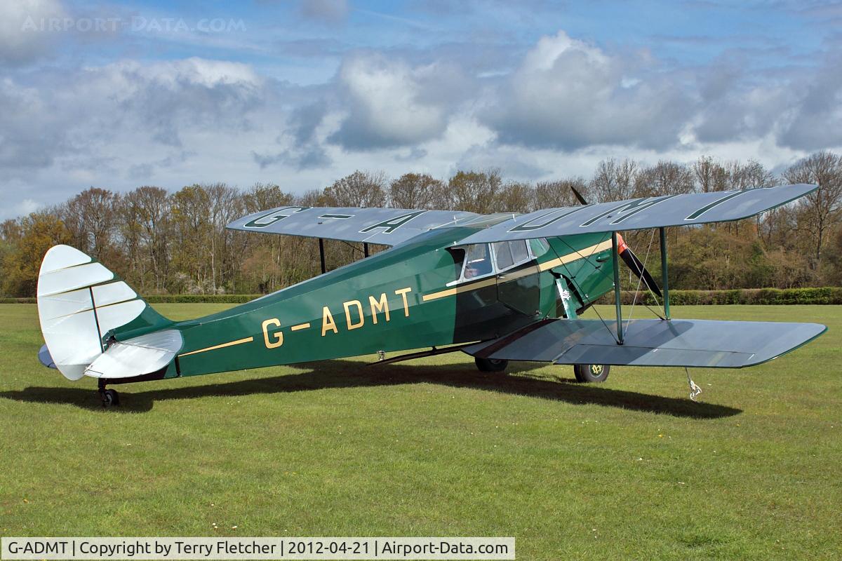 G-ADMT, 1936 De Havilland DH.87B Hornet Moth C/N 8093, 1936 De Havilland DH-87B Hornet Moth, c/n: 8093 at Old Warden