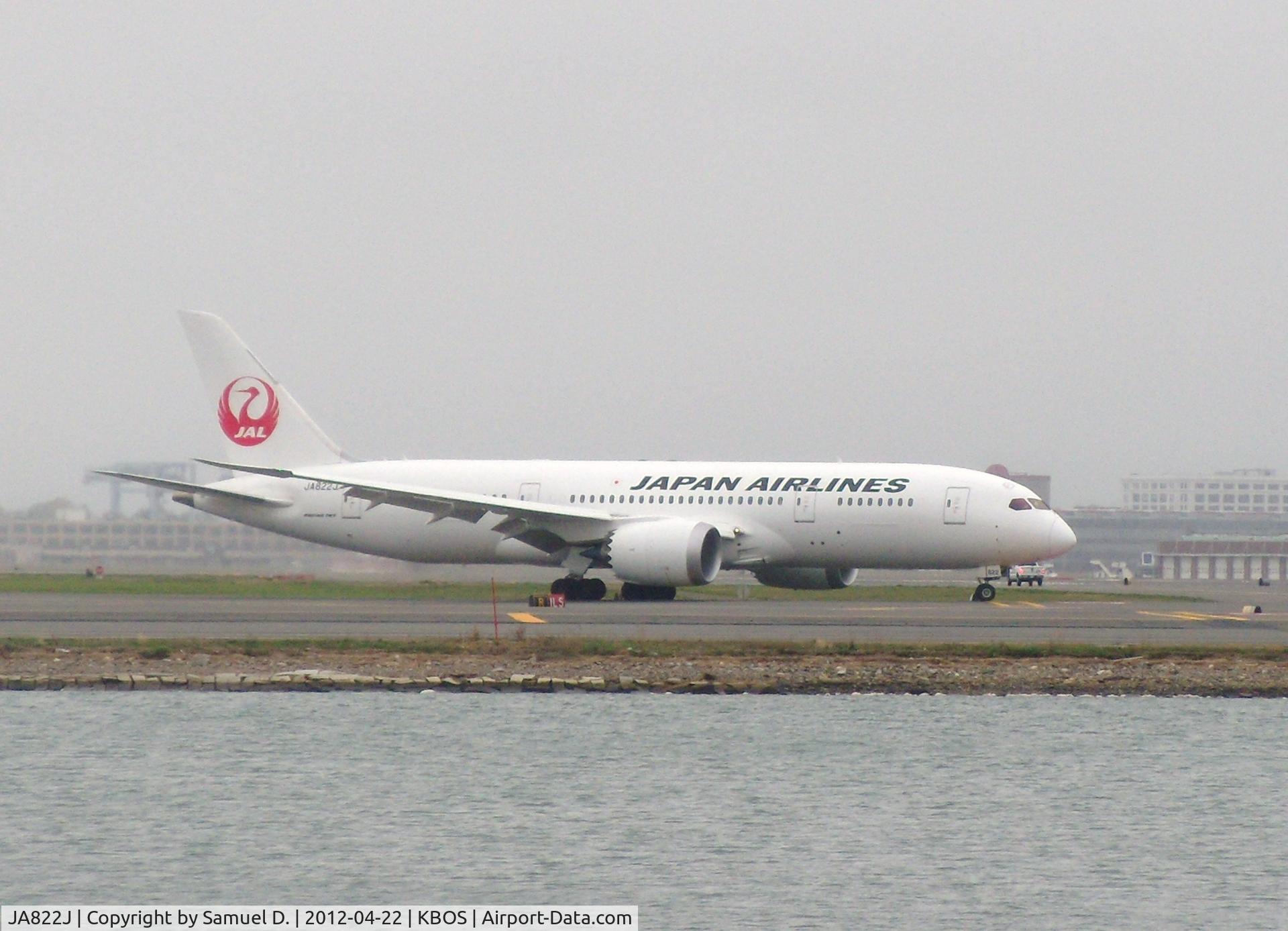 JA822J, 2010 Boeing 787-8 Dreamliner C/N 34832, First flight to Boston from Tokyo Narita!