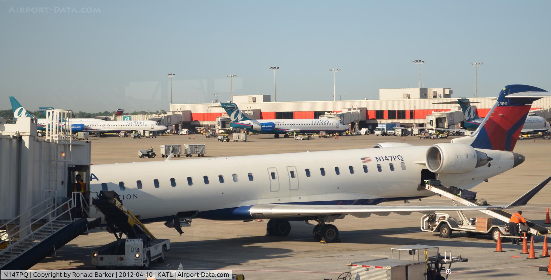 N147PQ, 2007 Bombardier CRJ-900ER (CL-600-2D24) C/N 15147, ATL, GA