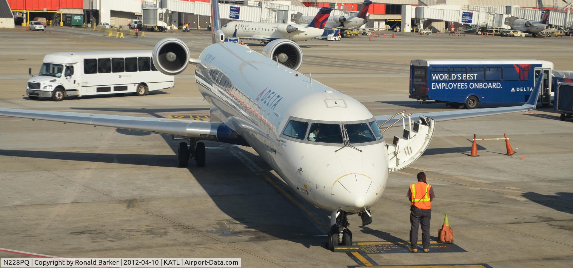 N228PQ, 2009 Bombardier CRJ-900ER (CL-600-2D24) C/N 15228, ATL, GA