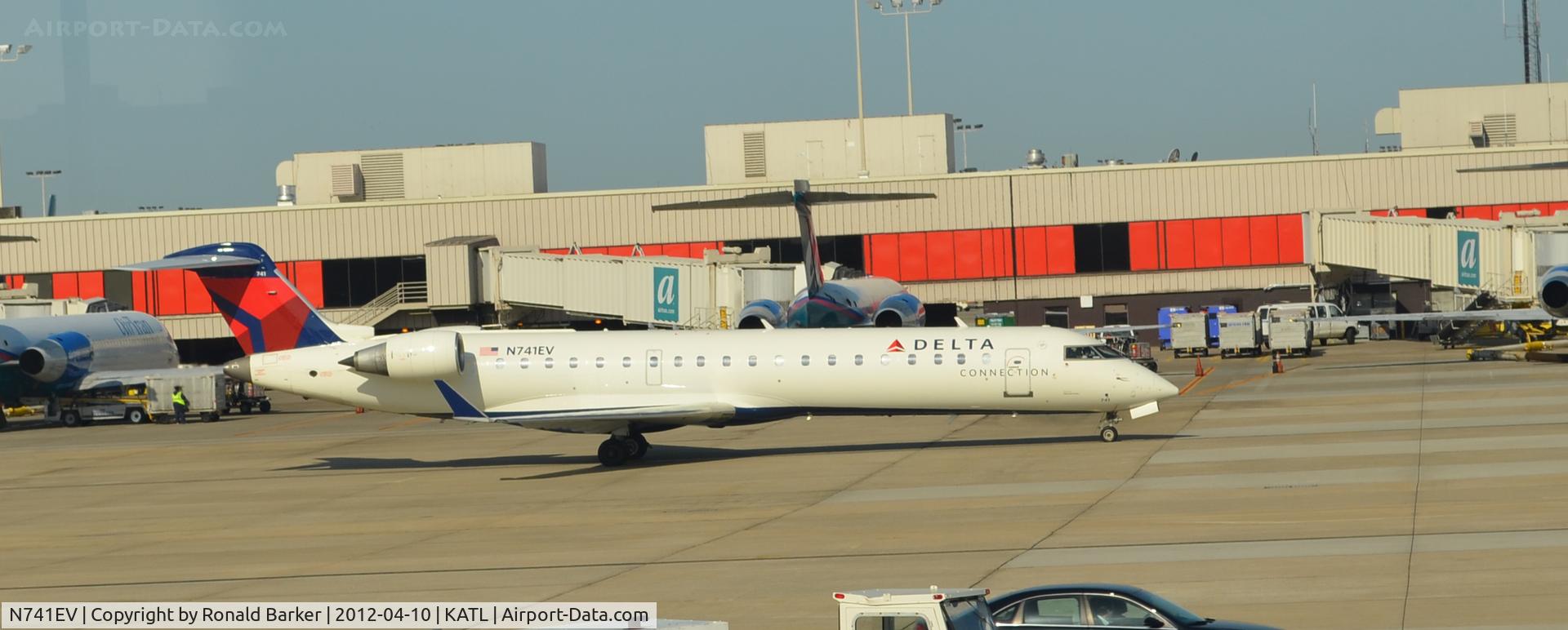N741EV, 2004 Bombardier CRJ-701ER (CL-600-2C10) Regional Jet C/N 10155, ATL, GA