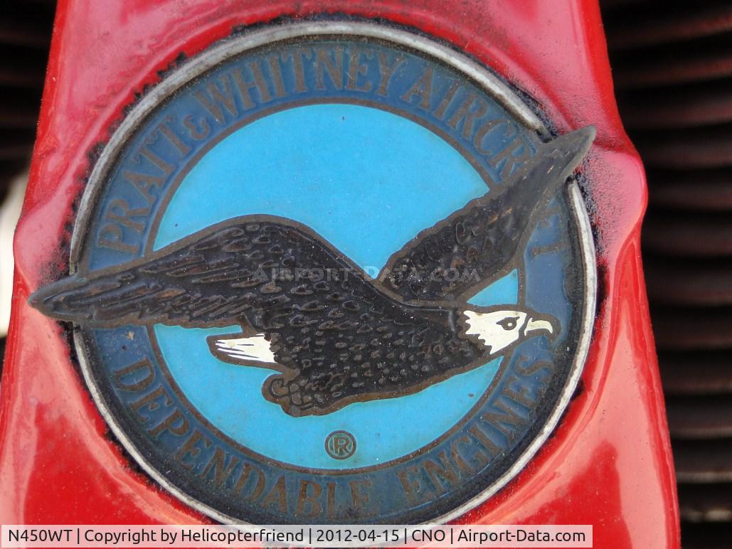 N450WT, 1942 Boeing A75N1(PT17) C/N 75-3420, Pratt & Whitney Aircraft Engine insignia