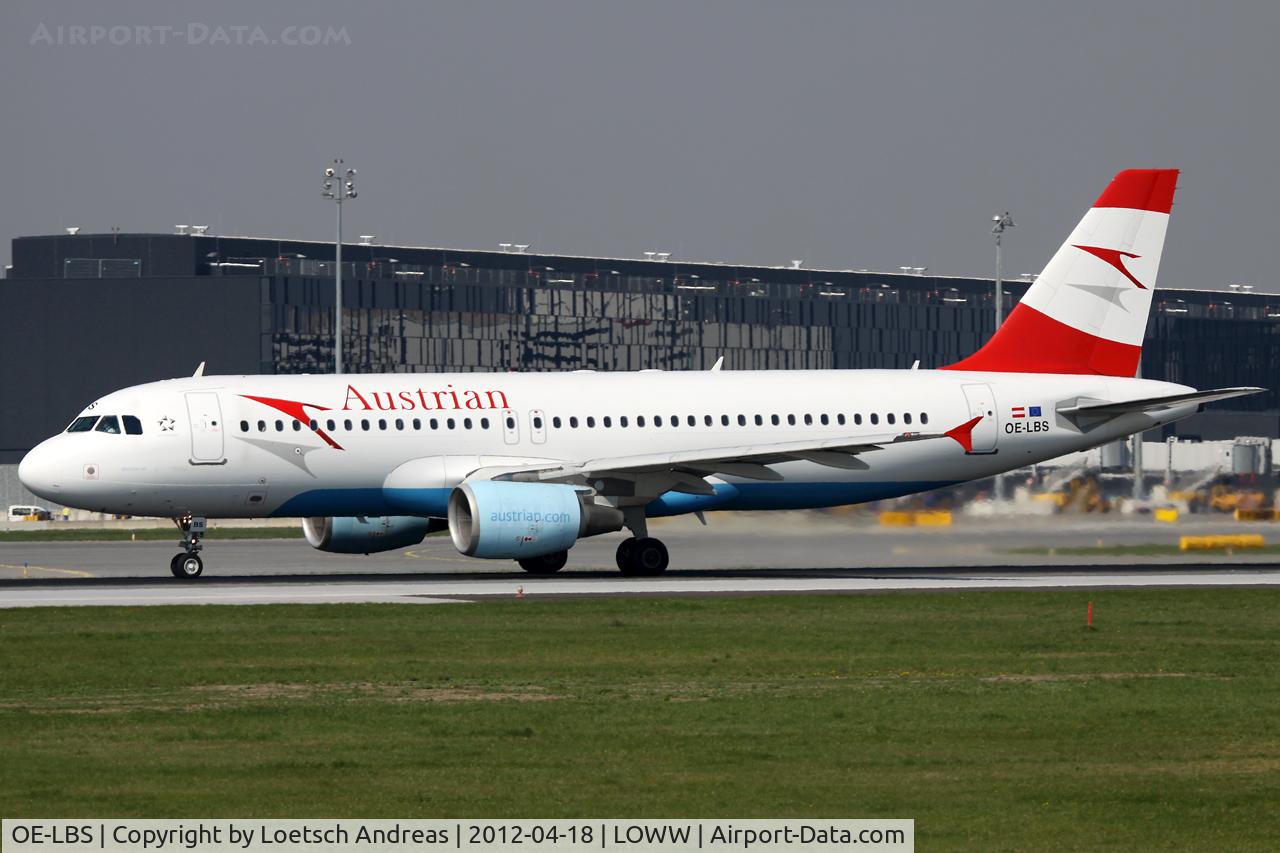 OE-LBS, 2000 Airbus A320-214 C/N 1189, OS827 Vienna Schwechat (VIE) to Baghdad (BGW)