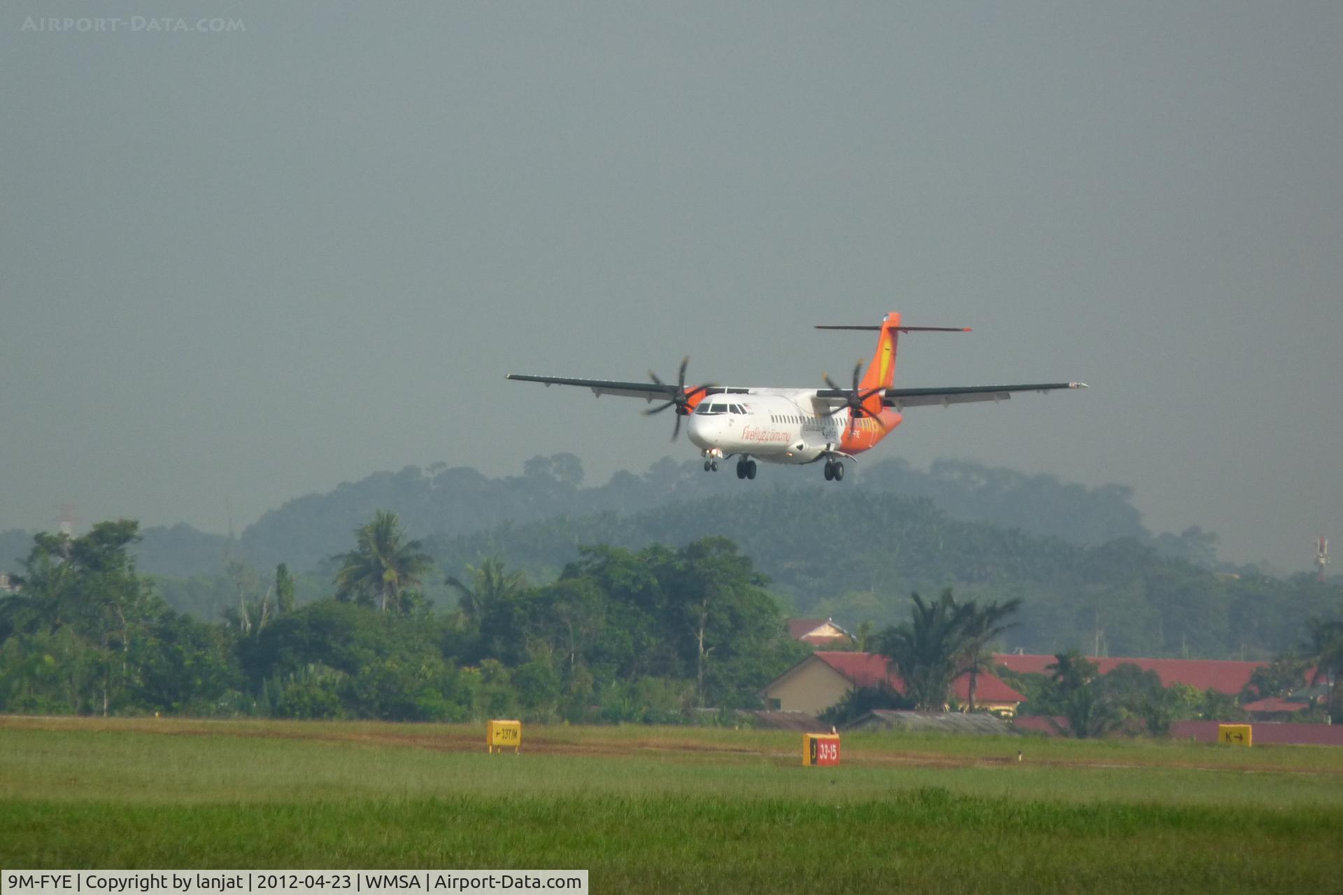 9M-FYE, 2008 ATR 72-212A C/N 840, Approaching Runway 15