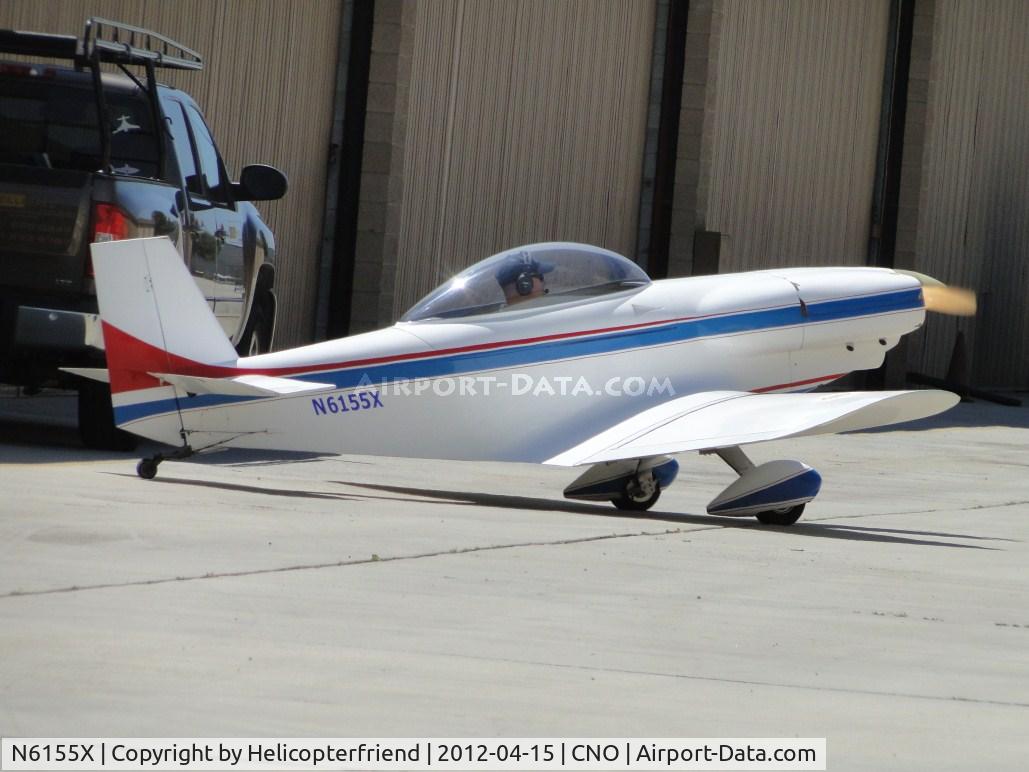 N6155X, Rand KR-1 C/N 21551, Taxiing towards the hanger