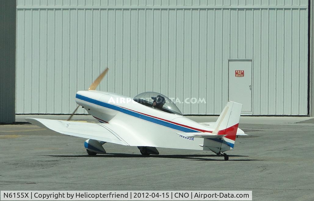 N6155X, Rand KR-1 C/N 21551, Turning into hanger row