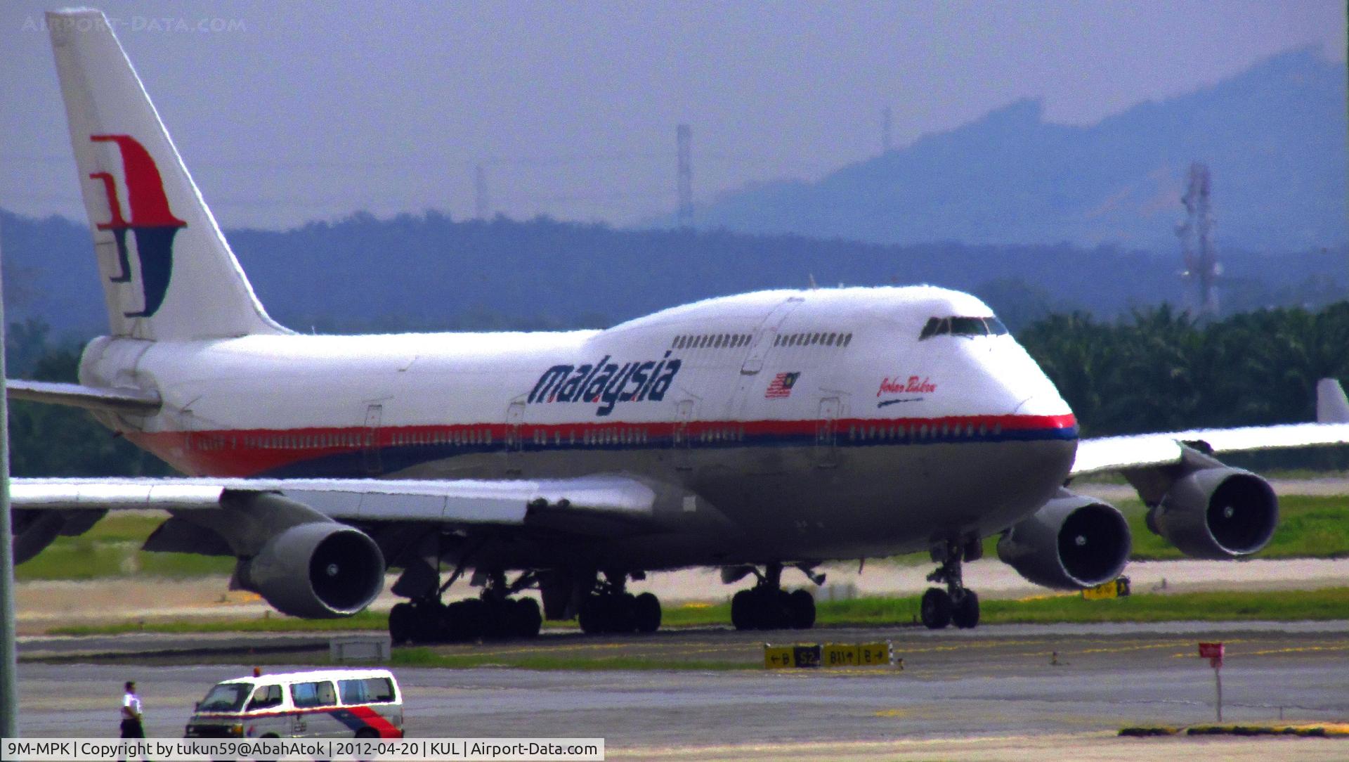 9M-MPK, 1998 Boeing 747-4H6 C/N 28427, Malaysia Airlines