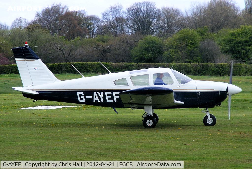 G-AYEF, 1970 Piper PA-28-180 Cherokee C/N 28-5815, Pegasus flying group