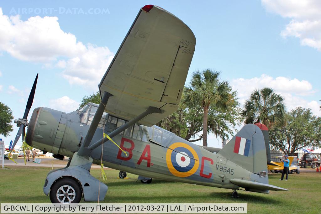 G-BCWL, 1942 Westland Lysander IIIA C/N 1244, (V9281/RU-M), 1942 Westland Lysander IIIA, c/n: 1244 at Florida Air Museum