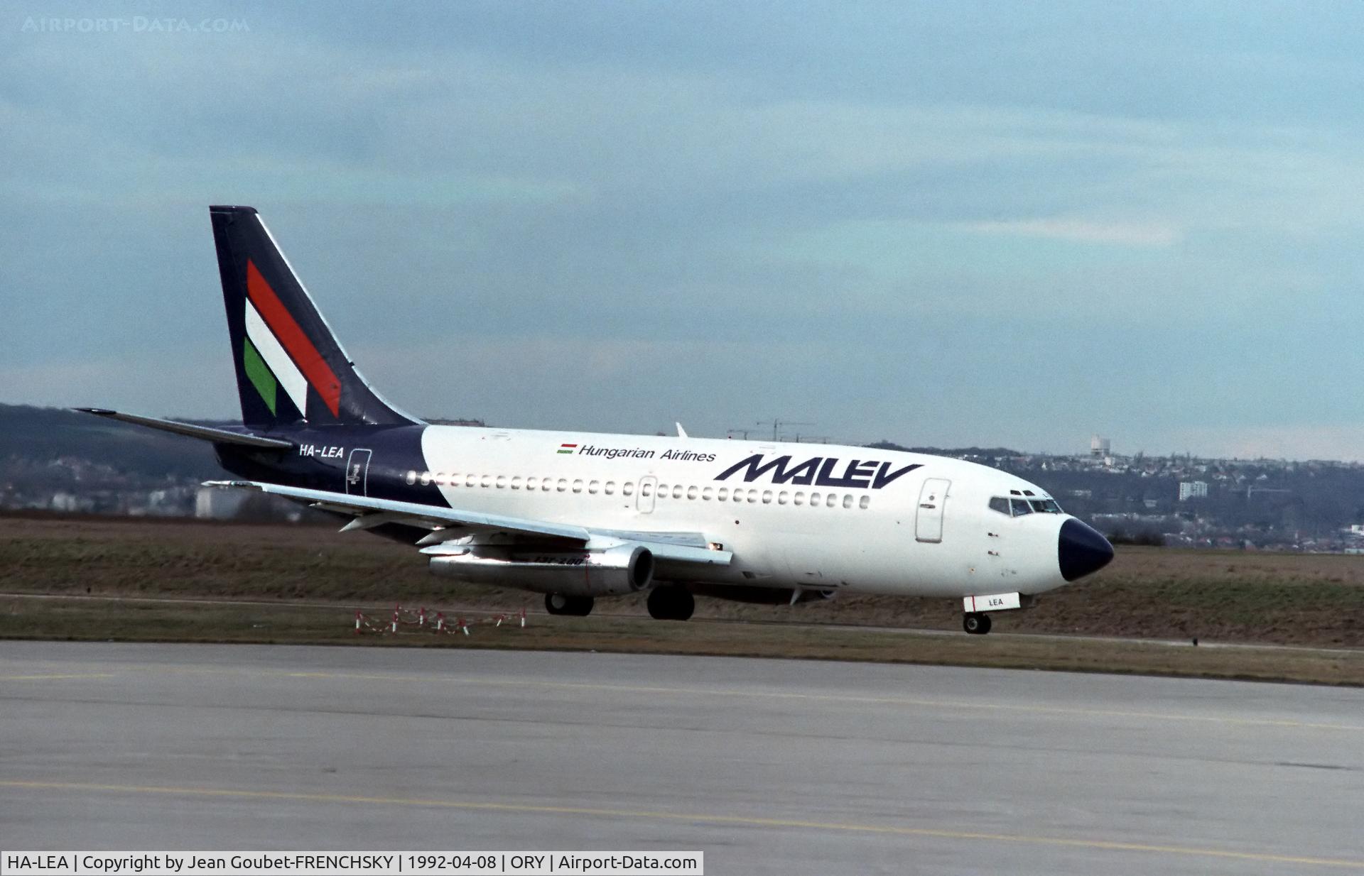 HA-LEA, 1979 Boeing 737-2Q8 C/N 21735, MALEV