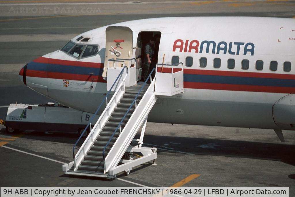 9H-ABB, 1983 Boeing 737-2Y5 C/N 23039, charter to Malte