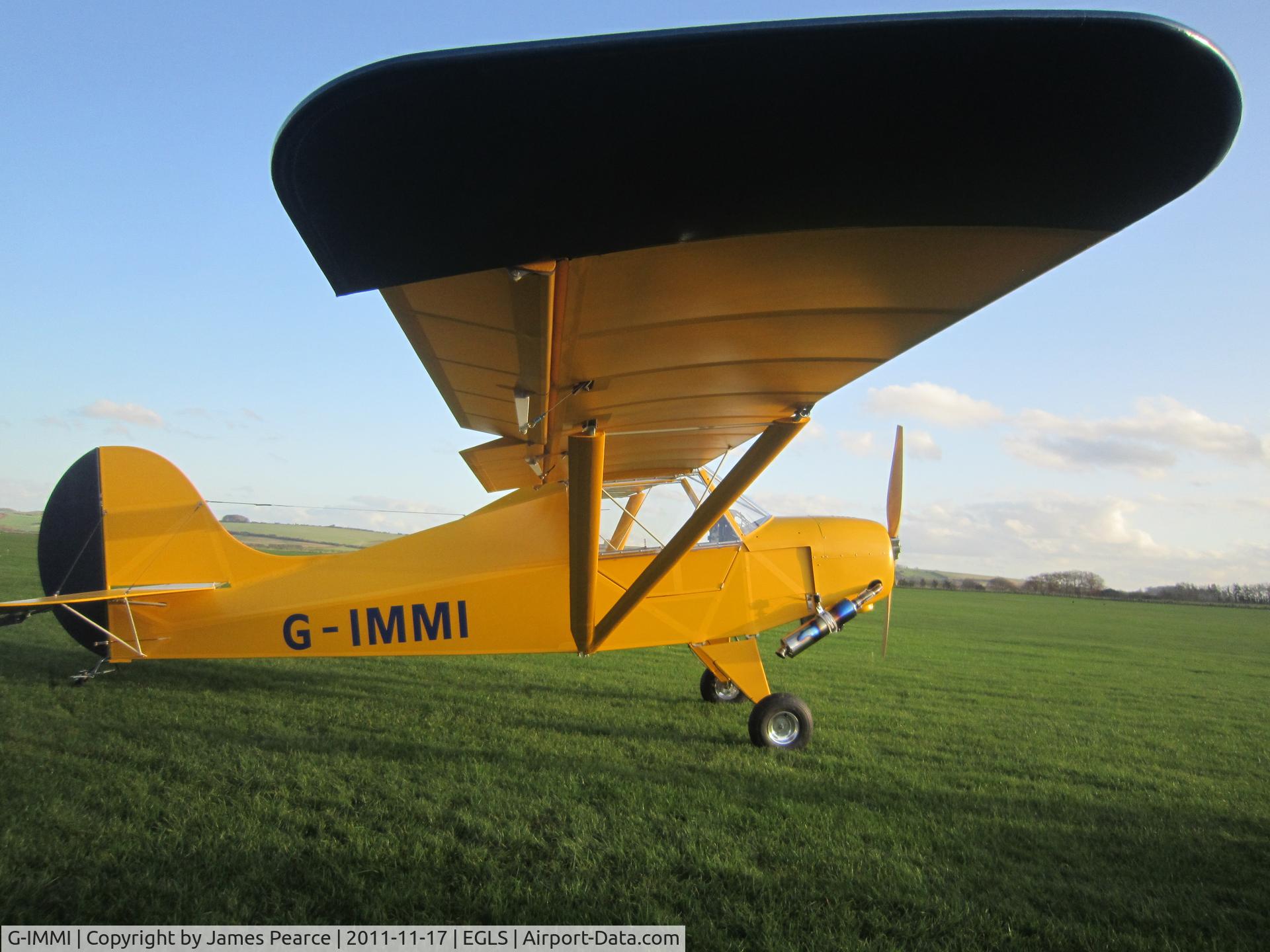 G-IMMI, 2010 Reality Escapade C/N EAL KID 000, An SSDR by Reality Aircraft. Poul Woelfle Wankel engine returning less than 7 litres an hour fuel burn at cruise speed of 55Kts