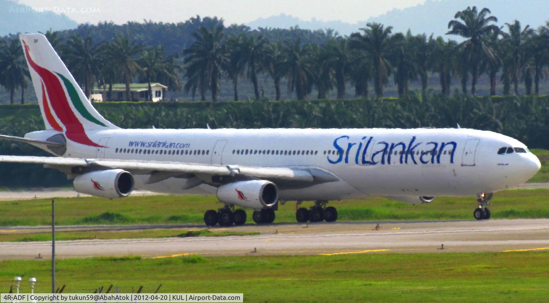 4R-ADF, 2000 Airbus A340-313 C/N 374, SriLankan Airlines
