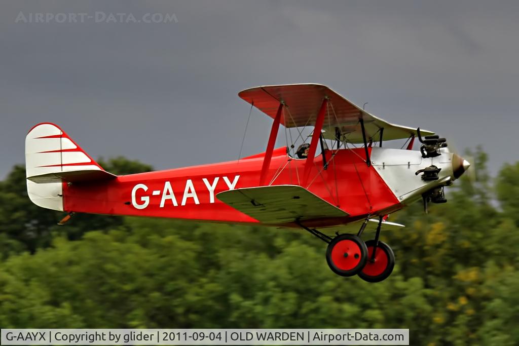 G-AAYX, 1930 Southern Martlet C/N 202, Lucky to get a show after the awful weather in the morning...Congrats to the Shuttleworth team