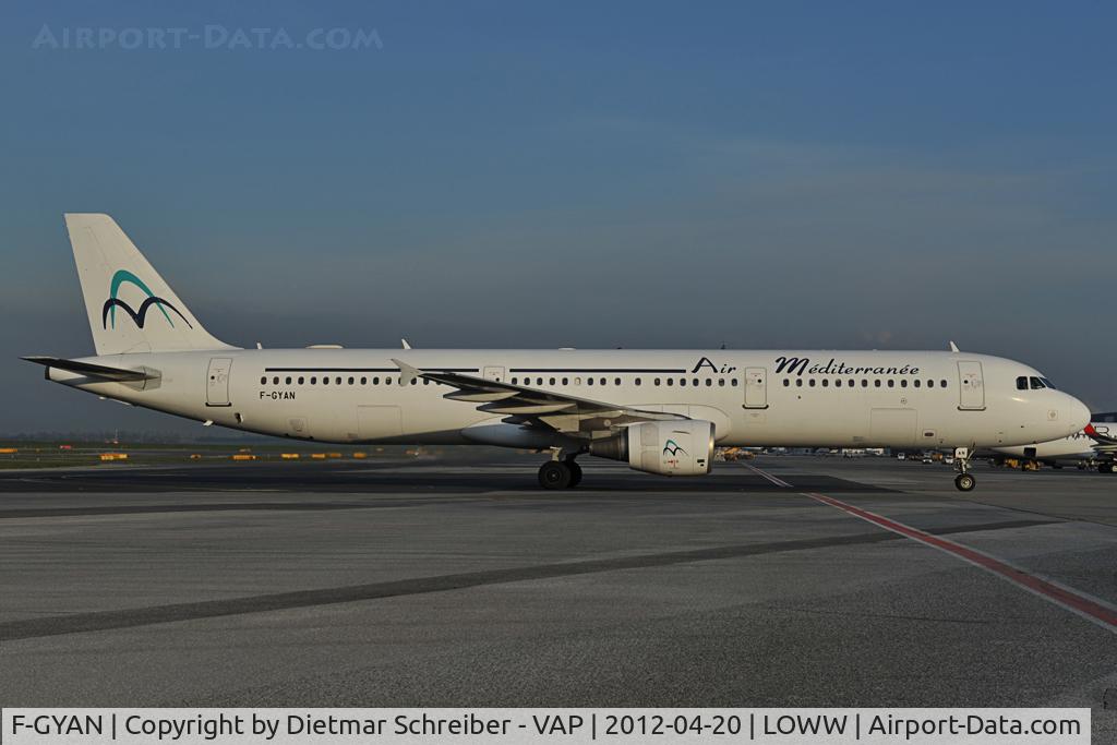 F-GYAN, 1995 Airbus A321-111 C/N 535, Air Mediteranee Airbus A321