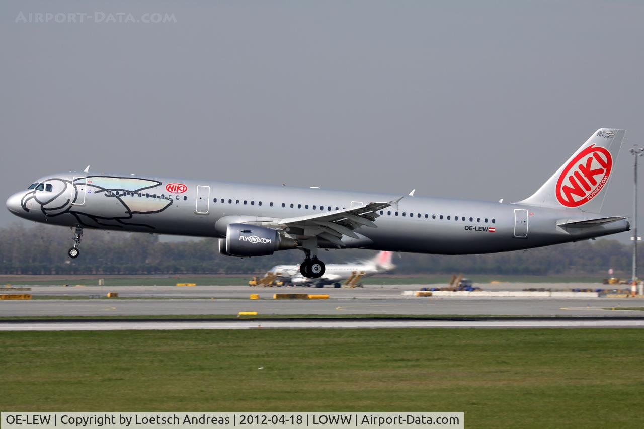 OE-LEW, 2011 Airbus A321-211 C/N 4611, as AB8240 Dusseldorf Dusseldorf (DUS) to Vienna Schwechat (VIE), named 