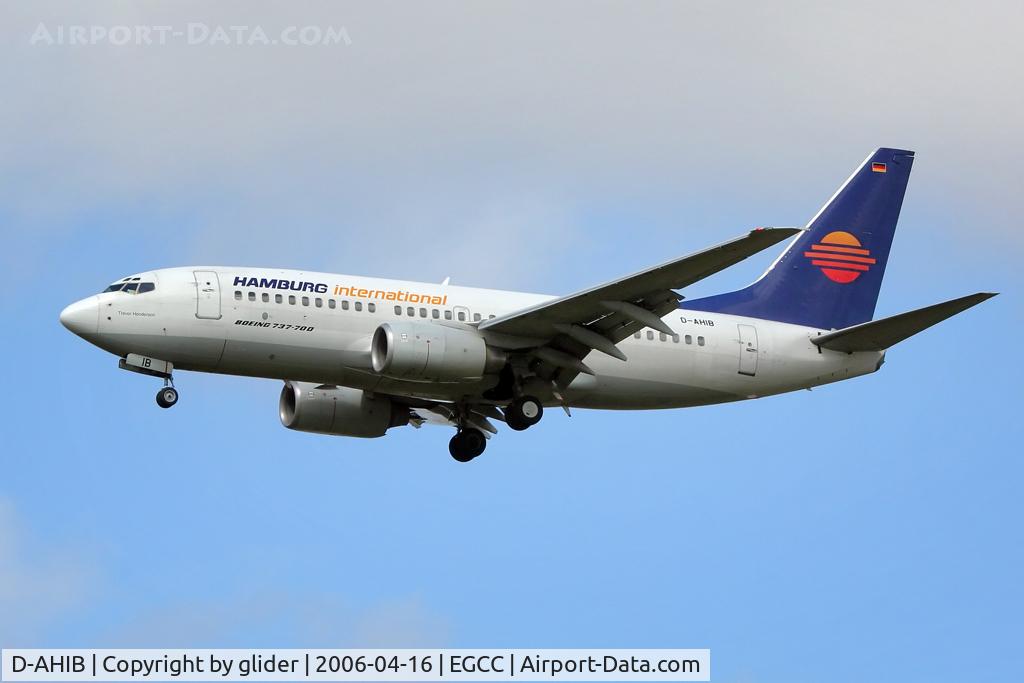 D-AHIB, 1999 Boeing 737-73S C/N 29083, Finals Rwy 24R