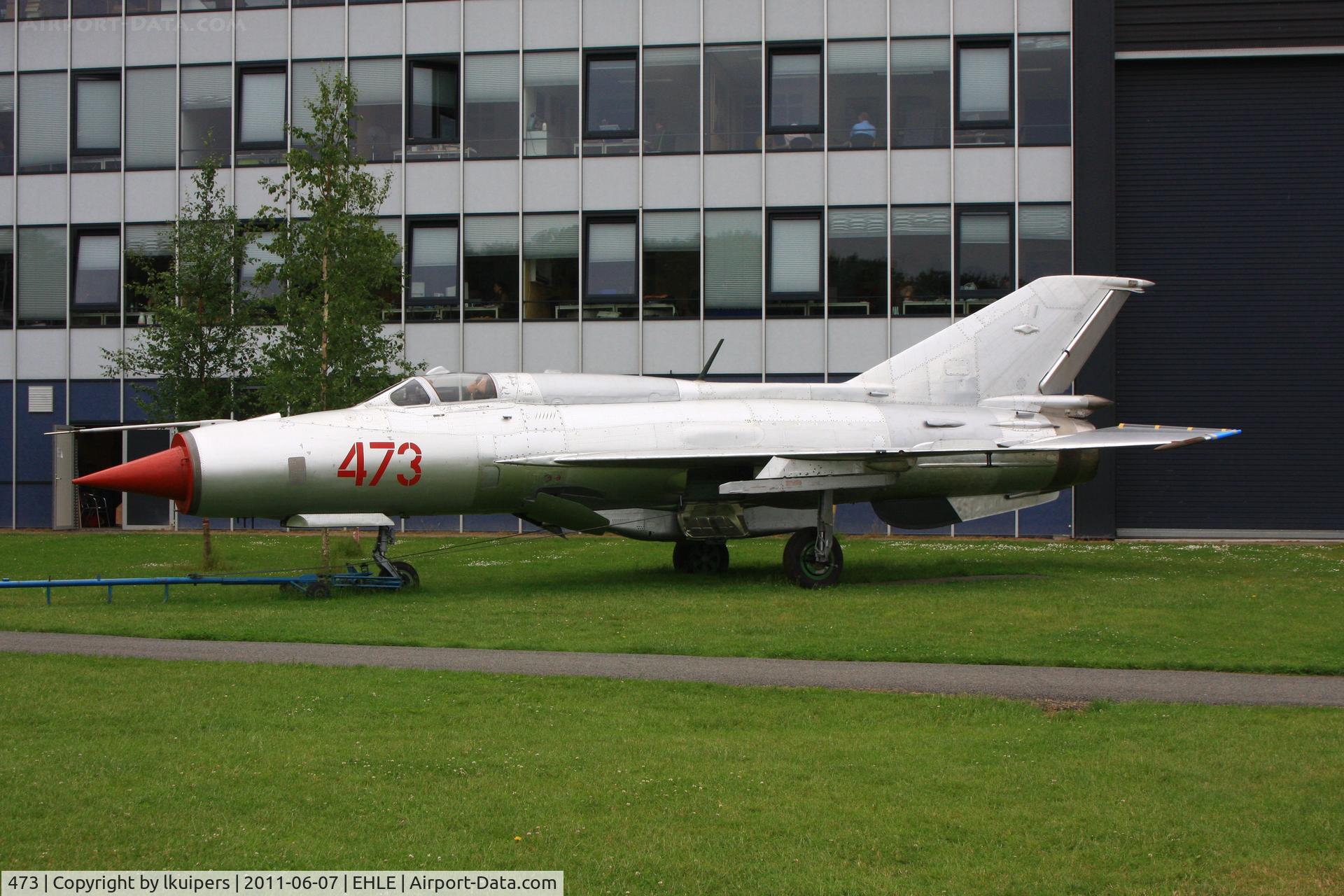 473, Mikoyan-Gurevich MiG-21PFM C/N 94A7006, This MiG-21 on display at Aviodrome on Lelystad Airport