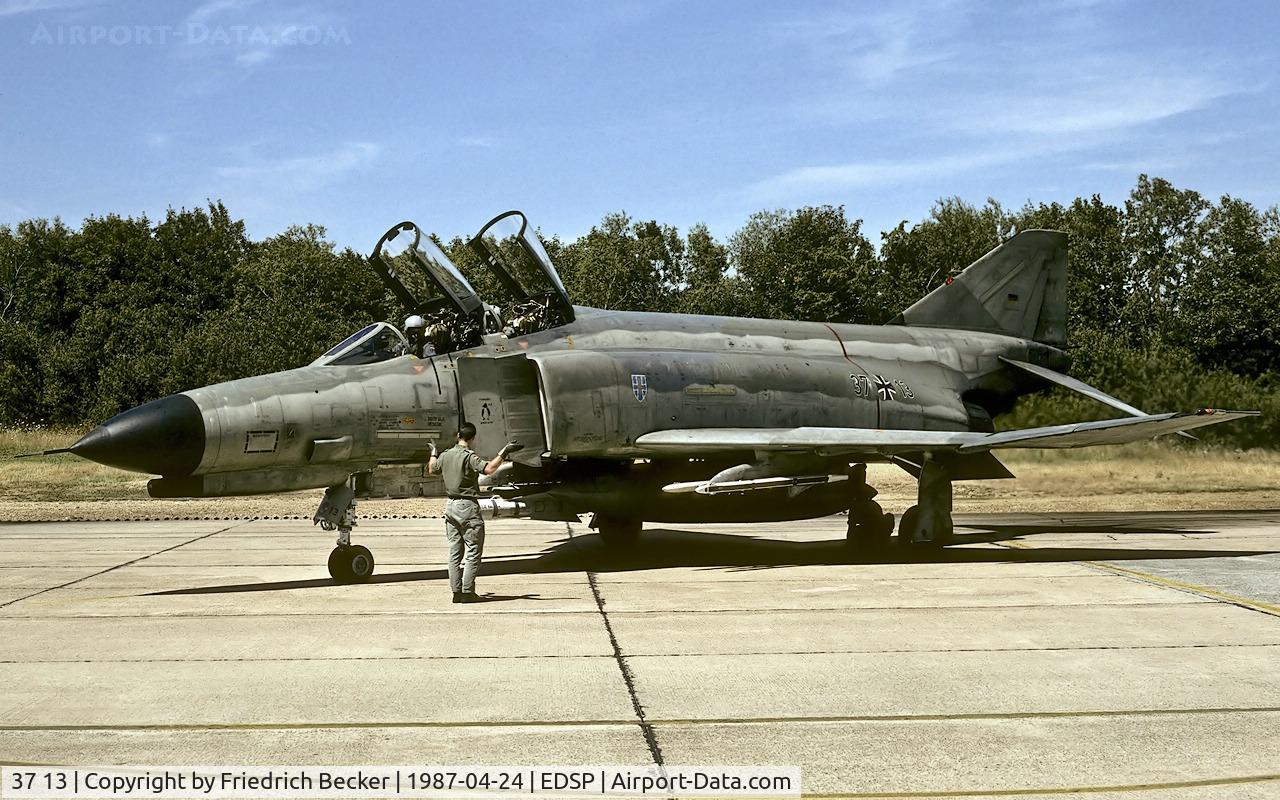 37 13, 1972 McDonnell Douglas F-4F Phantom II C/N 4379, last chance inspection at Fliegerhorst Pferdsfeld