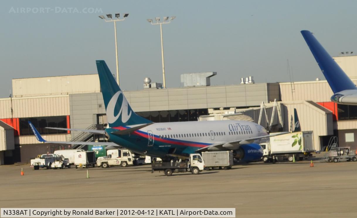 N338AT, 2008 Boeing 737-7BD C/N 33943, ATL, GA