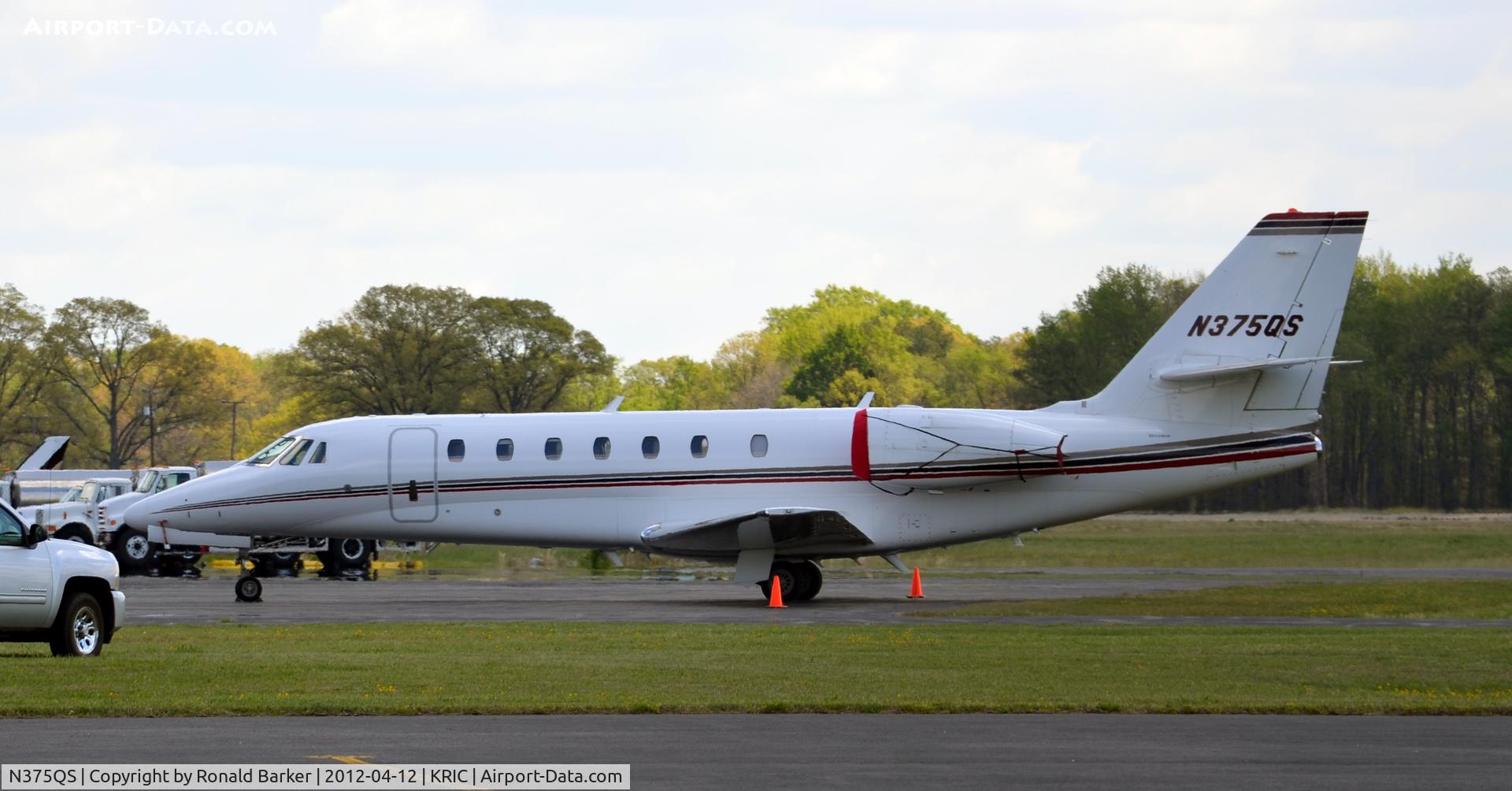 N375QS, 2008 Cessna 680 Citation Sovereign C/N 680-0230, RIC, VA