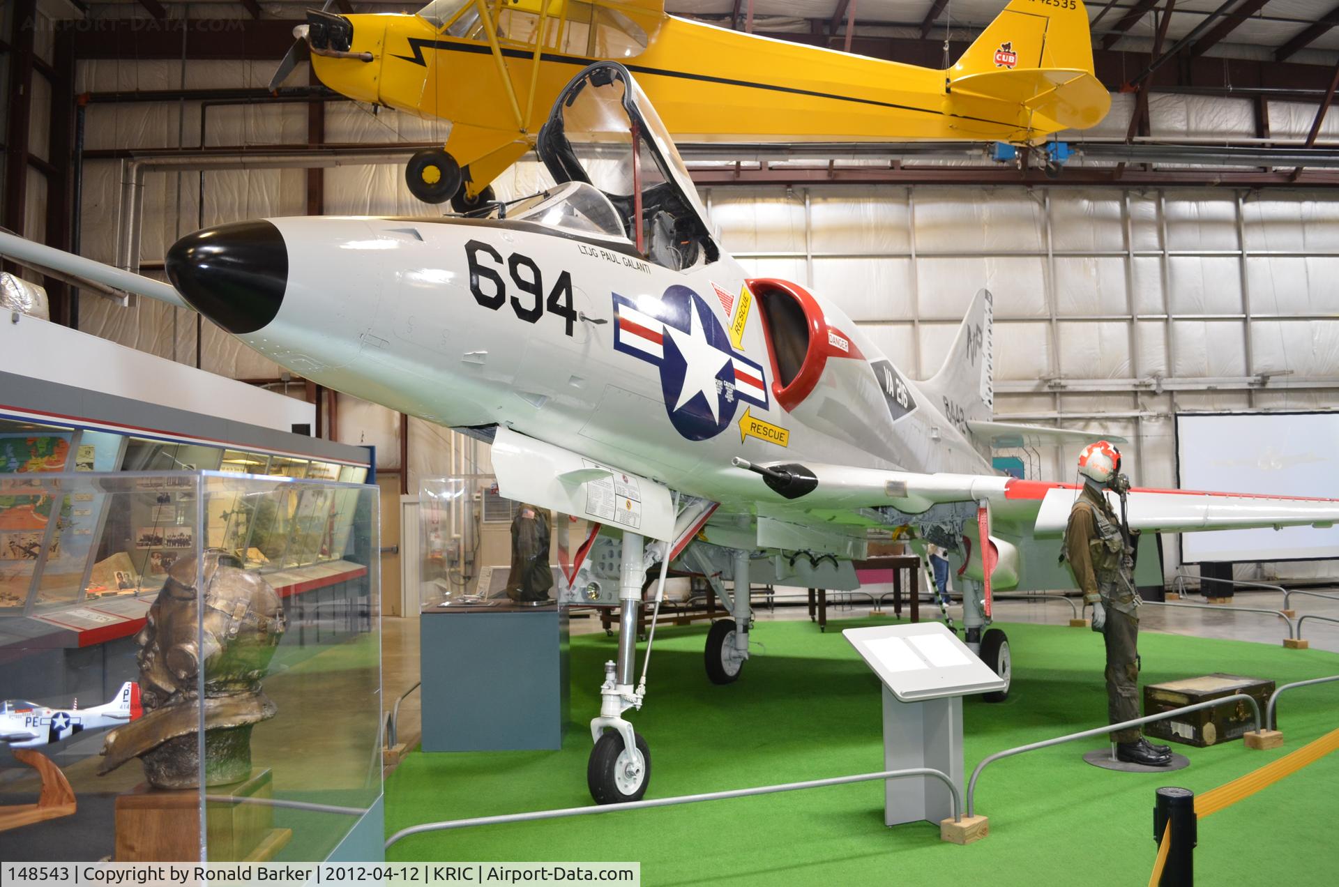 148543, Douglas A-4C Skyhawk C/N 12736, VA Air Museum