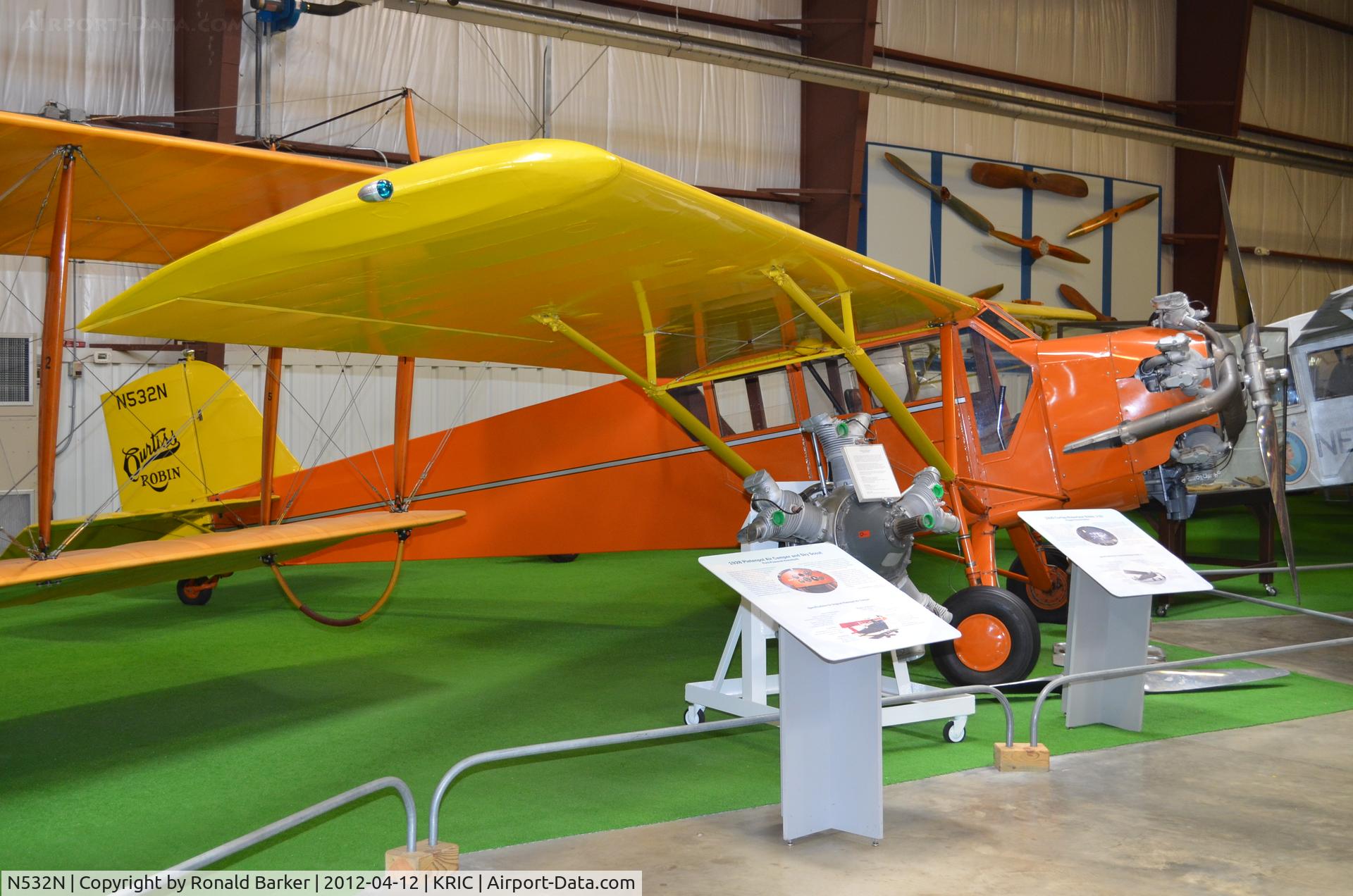 N532N, 1929 Curtiss-Wright Robin C/N 733, VA Air Museum