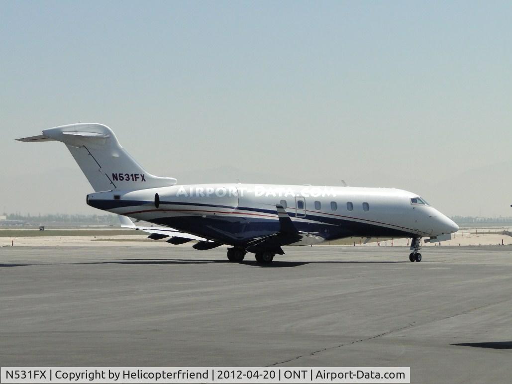 N531FX, 2007 Bombardier Challenger 300 (BD-100-1A10) C/N 20150, Pick up or drop off completed and starting to taxi towards the runway