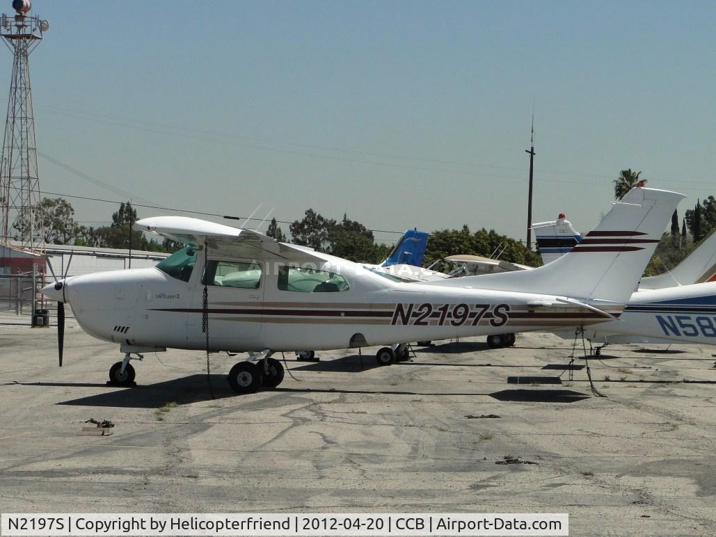 N2197S, 1975 Cessna T210L Turbo Centurion C/N 21061158, Parked at Foothill Sales & Service area