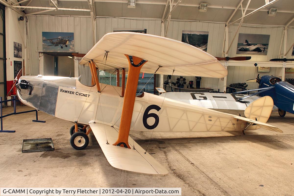 G-CAMM, 1992 Hawker Cygnet Replica C/N PFA 077-10245, Shuttleworth Collection at Old Warden