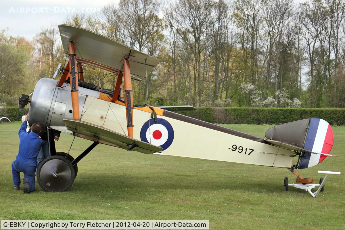 G-EBKY, 1920 Sopwith Pup C/N W/O 3004/14, Shuttleworth Collection at Old Warden