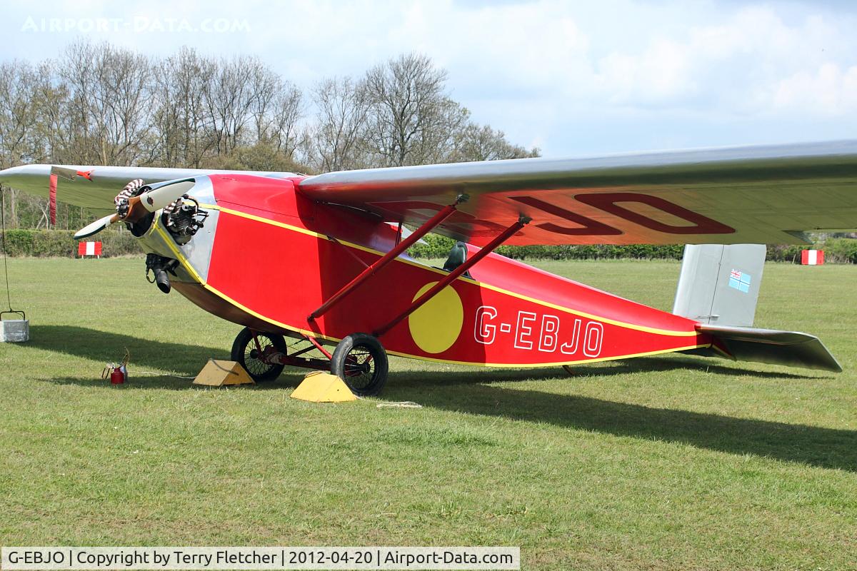 G-EBJO, 1924 Air Navigation And Engineering ANEC II C/N 1, Shuttleworth Collection at Old Warden