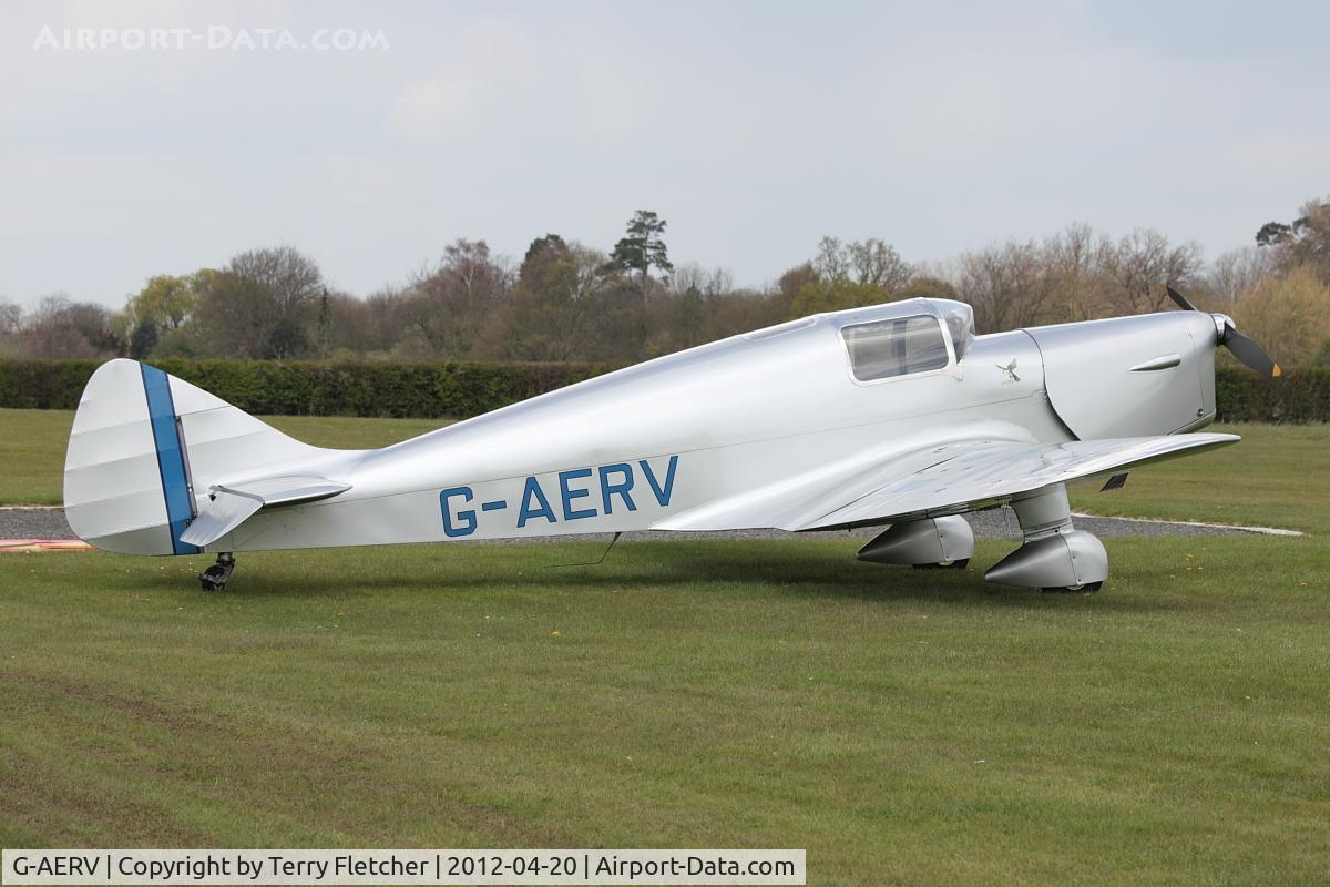 G-AERV, 1936 Miles M11A Whitney Straight C/N 307, Visitor to Shuttleworth Collection at Old Warden